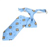 Cravatta Bambino Celeste con Orsi