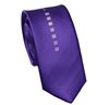 Cravatta Stretta Viola Design