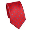 Cravatta Stretta Rossa con Paisley