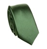 Cravatta Stretta Verde Scuro
