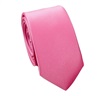 Cravatta Stretta e Fazzoletto Rosa
