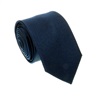 Cravatta Jacquard in Seta Blu Navy