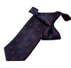 Cravatta Bambino Blu Ancore Rosse