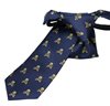 Cravatta Bambino Blu Teschi Gialli