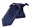 Cravatta Bambino Blu a Pois Celesti e Bianchi