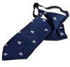 Cravatta Bambino Blu Navy con Cavallucci Bianchi