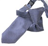 Corbata Niño Azul Marino con Motas Blancas