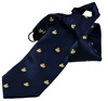 Cravatta Bambino Blu Navy con Papere