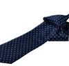 Cravatta Bambino Blu Navy Pois Celeste