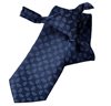 Cravatta Bambino Blu Navy Paisley Celeste