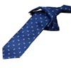 Cravatta Bambino Blu Cachemire Bianco