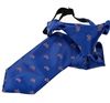 Cravatta Bambino Blu con Biciclette Rosse