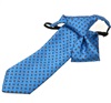 Corbata Niño Azulón con Cachemir Naranja