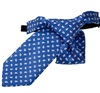 Cravatta Bambino Blu con Cashmere Rosa