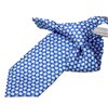 Cravatta Bambino Blu con Elefanti Bianchi