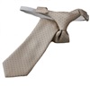 Cravatta Bambino Beige con Pois Marroni