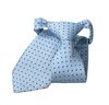 Cravatta Bambino Celeste Design Blu Navy