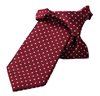 Cravatta Bambino Bordeaux a Pois