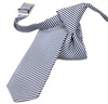 Cravatta Bambino Righe Blu Scuro e Bianco