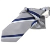 Cravatta Bambino Righe Blu e Grigio