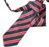 Cravatta Bambino a Righe Grigie e Rosse