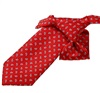 Cravatta Bambino Rossa con Cashmere Blu