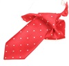 Cravatta Bambino Rossa con Pois Bianchi