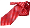 Cravatta Bambino Rossa Pois Blu