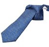 Cravatta Bambino in Seta Blu Francia Paisley