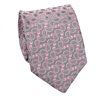 Cravatta Paisley Grigia e Rosa