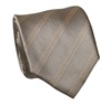Cravatta a Righe Beige Pietra