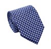 Cravatta in Seta Blu Op Art