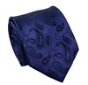 Cravatta in Seta e Cashmere Bluastro