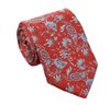Cravatta in Seta Color Ruggine Paisley
