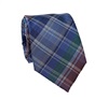 Cravatta in Seta a Quadretti Blu Navy