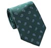 Cravatta in Seta Verde Cashmere Celeste