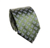 Cravatta Verde Foglia Cashmere Blu