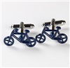 Gemelli Biciclette Blu Silhouette