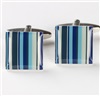 Gemelli a Righe Blu Multicolore