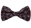 Papillon Blu Design Paisley Rosso