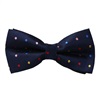 Papillon Blu Navy a Pois Multicolor