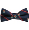 Papillon Blu Scuro a Righe Rosse