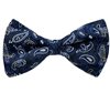Papillon Blu Scuro Design Paisley Blu