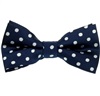 Papillon Blu Scuro a Pois Bianchi