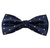 Papillon Blu Scuro a Pois Celesti
