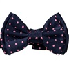 Papillon Bambino Blu Navy a Pois Fucsia