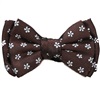 Papillon Bambino Marrone con Margherite