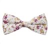 Papillon Beige Fiori Malva