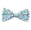 Papillon Bianco Fiori Blu