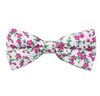 Papillon Bianco Fiori Fucsia